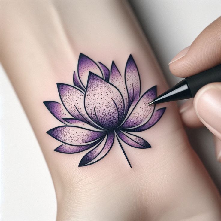 lotus flower tattoo