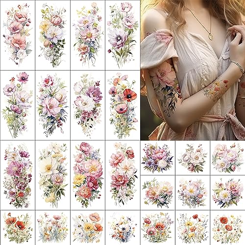 Perfect flower forearm tattoo ideas for women