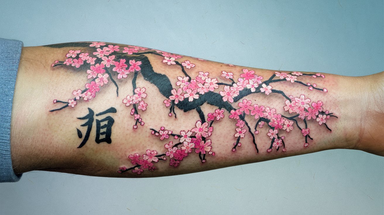 Flower Forearm Tattoos 